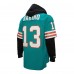 Толстовка Miami Dolphins Dan Marino Mitchell & Ness Aqua Player Name & Number Legacy Jersey