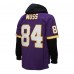 Randy Moss Minnesota Vikings Mitchell & Ness Player Name & Number Hoodie Legacy Jersey - Purple