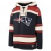 New England Patriots 47 Navy Superior Lacer Pullover Hoodie