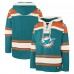 Miami Dolphins 47 Aqua Superior Lacer Pullover Hoodie