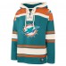Miami Dolphins 47 Aqua Superior Lacer Pullover Hoodie