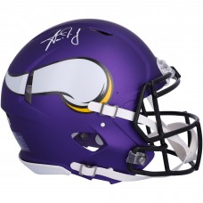 Aaron Jones Minnesota Vikings Autographed Fanatics Authentic Speed Authentic Helmet