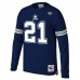Dallas Cowboys Deion Sanders Mitchell & Ness Navy Retired Player Name & Number Long Sleeve Top