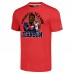 Футболка Andre Johnson Houston Texans Homage Caricature Retired Player Tri-Blend - Red