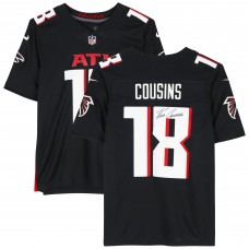 Игровая джерси Kirk Cousins Atlanta Falcons Autographed Fanatics Authentic Nike Black Limited