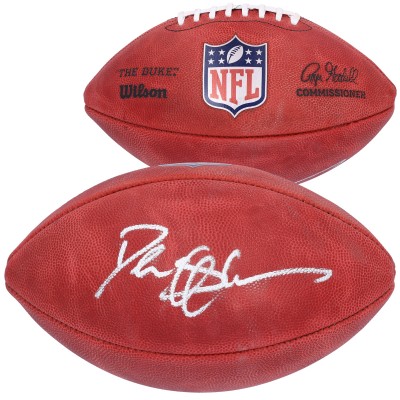 Мяч американского футбола NFL Deion Sanders Dallas Cowboys Autographed Authentic Wilson Duke Full Color