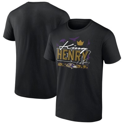 Футболка Derrick Henry Baltimore Ravens King Henrys Crown - Black