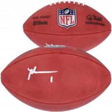 Malik Nabers New York Giants Autographed Fanatics Authentic Wilson Duke Full Color Football