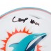 Chop Robinson Miami Dolphins Autographed Fanatics Authentic Riddell Speed Mini Helmet