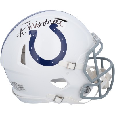 Adonai Mitchell Indianapolis Colts Autographed Fanatics Authentic Riddell Speed Authentic Helmet