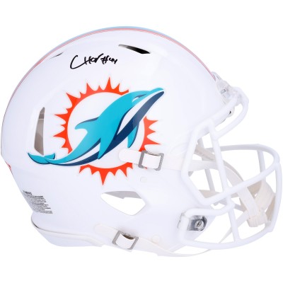 Chop Robinson Miami Dolphins Autographed Fanatics Authentic Riddell Speed Authentic Helmet