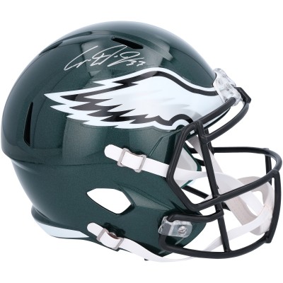 Cooper DeJean Philadelphia Eagles Autographed Authentic Riddell Speed Replica Helmet