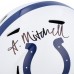 Adonai Mitchell Indianapolis Colts Autographed Fanatics Authentic Riddell Speed Replica Helmet