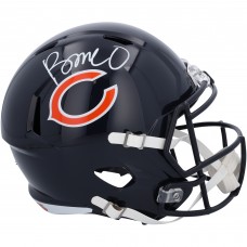 Rome Odunze Chicago Bears Autographed Fanatics Authentic Riddell Speed Replica Helmet