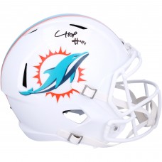 Chop Robinson Miami Dolphins Autographed Fanatics Authentic Riddell Speed Replica Helmet