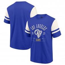 Los Angeles Rams Darius Rucker Collection by Fanatics Royal Football T-Shirt Los Angeles Rams Darius Rucker Collection by Fanatics Royal Football T-Shirt
