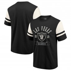 Las Vegas Raiders Darius Rucker Collection by Fanatics Black Football T-Shirt