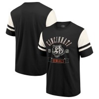 Cincinnati Bengals Darius Rucker Collection by Fanatics Black Football T-Shirt