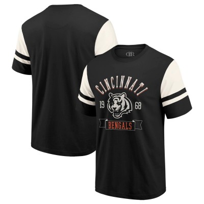 Cincinnati Bengals Darius Rucker Collection by Fanatics Black Football T-Shirt