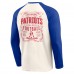 New England Patriots Darius Rucker Collection by Fanatics Cream/Royal Raglan Henley Long Sleeve T-Shirt