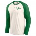 Футболка с длинным рукавом New York Jets Darius Rucker Collection by Raglan Henley - Cream/Green