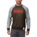 Кофта Cleveland Browns Darius Rucker Collection by Fanatics Brown/Heather Gray Colorblock