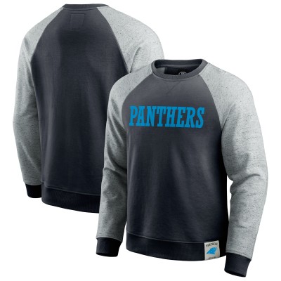 Кофта Carolina Panthers Darius Rucker Collection by Fanatics Black/Heather Gray Colorblock