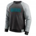 Jacksonville Jaguars Darius Rucker Collection by Fanatics Black/Heather Gray Colorblock Pullover Sweatshirt