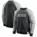 Las Vegas Raiders Darius Rucker Collection by Fanatics Black/Heather Gray Colorblock Pullover Sweatshirt
