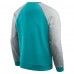 Кофта Miami Dolphins Darius Rucker Collection by Fanatics Aqua/Heather Gray Colorblock