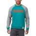 Кофта Miami Dolphins Darius Rucker Collection by Fanatics Aqua/Heather Gray Colorblock