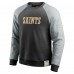 Кофта  New Orleans Saints Darius Rucker Collection by Fanatics Black/Heather Gray Colorblock