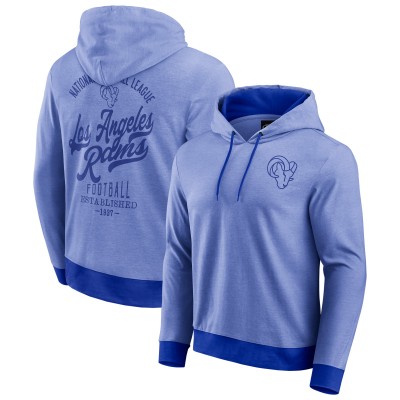 Los Angeles Rams Darius Rucker Collection by Fanatics Tonal Knit Pullover Hoodie - Royal