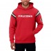 Толстовка Darius Rucker Collection by Fanatics Atlanta Falcons Red Football Washed