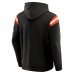 Darius Rucker Collection by Fanatics Cincinnati Bengals Charcoal Football Washed Pullover Hoodie