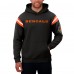 Darius Rucker Collection by Fanatics Cincinnati Bengals Charcoal Football Washed Pullover Hoodie
