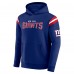 Darius Rucker Collection by Fanatics New York Giants Royal Football Washed Pullover Hoodie