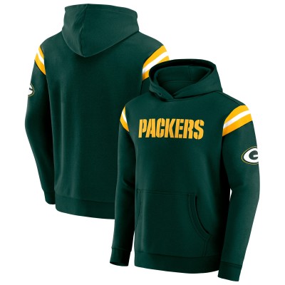Толстовка Darius Rucker Collection by Fanatics Green Bay Packers Green Football Washed