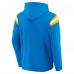 Darius Rucker Collection by Fanatics Los Angeles Chargers Powder Blue Football Washed Pullover Hoodie