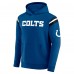 Darius Rucker Collection by Fanatics Indianapolis Colts Royal Football Washed Pullover Hoodie
