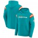 Толстовка Darius Rucker Collection by Fanatics Miami Dolphins Aqua Football Washed