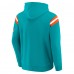 Толстовка Darius Rucker Collection by Fanatics Miami Dolphins Aqua Football Washed