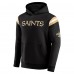 Толстовка Darius Rucker Collection by Fanatics New Orleans Saints Black Football Washed