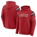 Darius Rucker Collection by Fanatics San Francisco 49ers Scarlet Football Washed Pullover Hoodie
