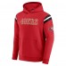 Darius Rucker Collection by Fanatics San Francisco 49ers Scarlet Football Washed Pullover Hoodie