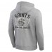 Толстовка на молнии New Orleans Saints Darius Rucker Collection by Fanatics Heather Gray Vintage Stripe