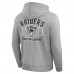 Las Vegas Raiders Darius Rucker Collection by Fanatics Heather Gray Vintage Stripe Full-Zip Hoodie