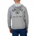 Las Vegas Raiders Darius Rucker Collection by Fanatics Heather Gray Vintage Stripe Full-Zip Hoodie