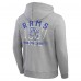 Los Angeles Rams Darius Rucker Collection by Fanatics Vintage Stripe Full-Zip Hoodie - Heather Gray