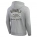 Cincinnati Bengals Darius Rucker Collection by Fanatics Heather Gray Vintage Stripe Full-Zip Hoodie